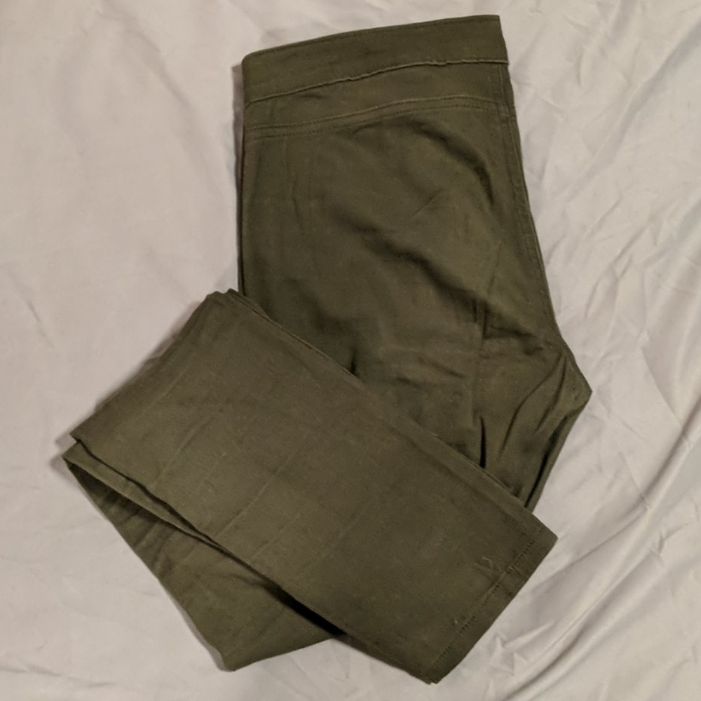 H&M Army Green Skinnies